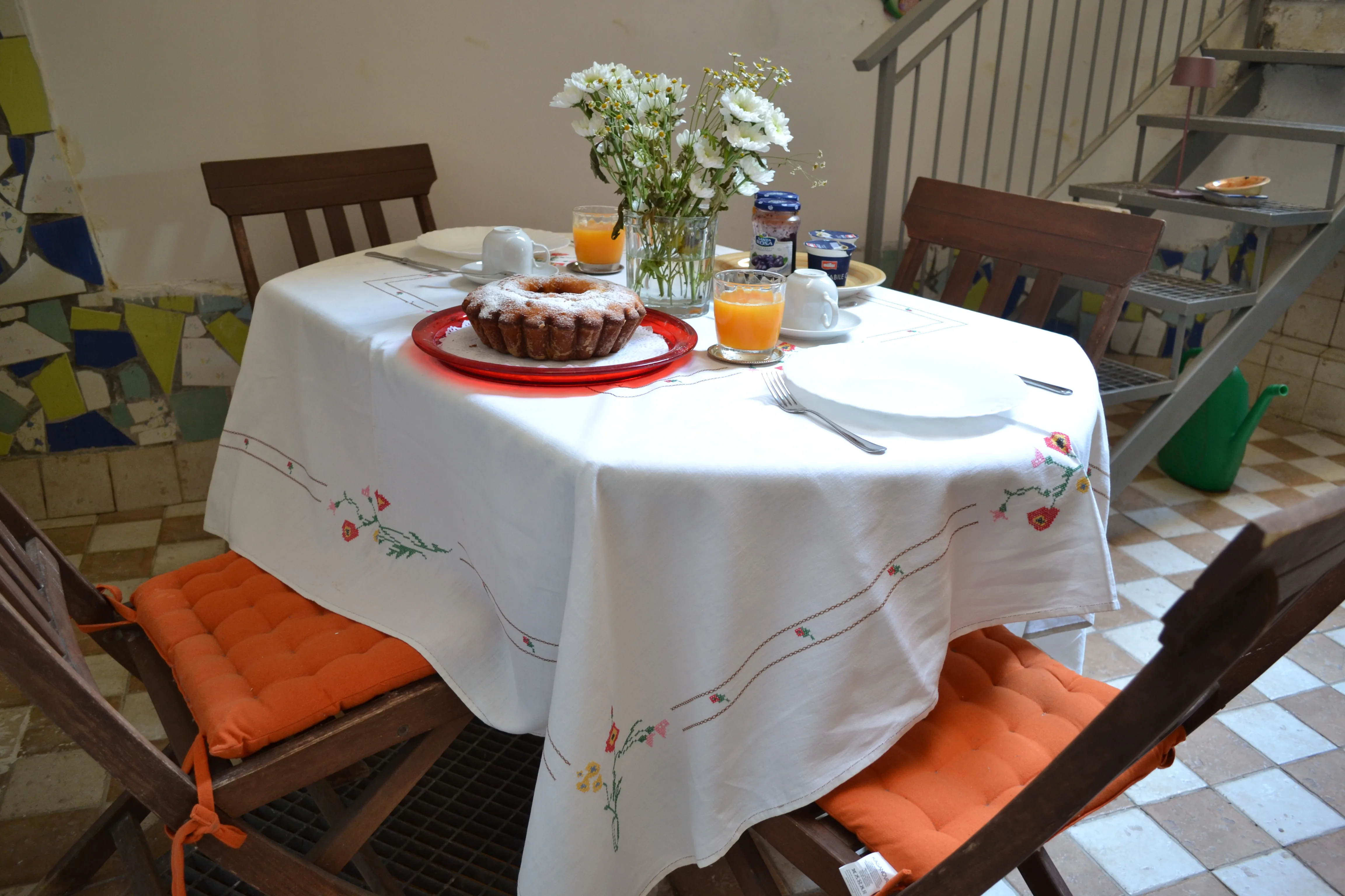 Colazione di Biagio – tavola al terrazzino